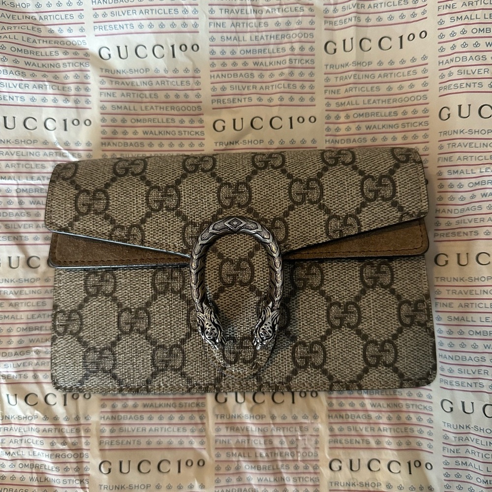 GUCCI DIONYSUS GG SUPREME SUPER MINI BAG